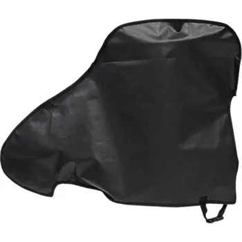 Voděodolný kryt tažného zařízení karavanu PVC Ochranný obal s přezkou UV odolný proti dešti sněhu prachu elastický lem 40x62x87 cm Černý