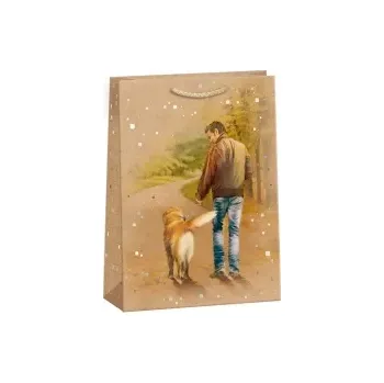 Dárková taška, pán se psem (MFP)