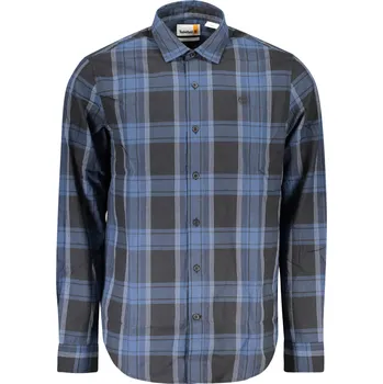 Pánská košile Pánská károvaná košile Timberland Timberland černá | modrá 3428650