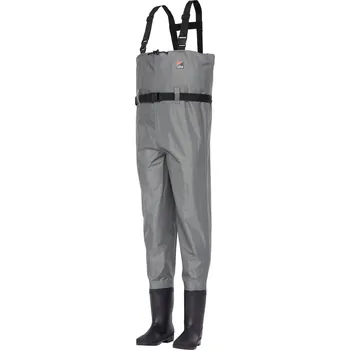 Rybářské oblečení Dam Brodící Kalhoty Nylon Chest Waders Light Grey Velikost: 46/47
