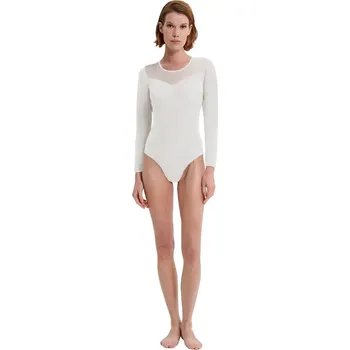 Dámská móda Dámské body s dlouhými rukávy Vamp 19824 velikost XXL