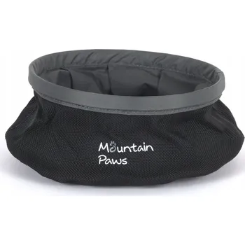Miska pro psa Skládací cestovní miska na vodu pro psa Mountain Paws Černá
