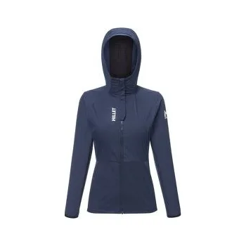 Dámská softshellová bunda Millet SENECA HYBRID HOODIE WOMEN SAPHIR NEW modrá XL