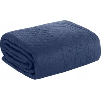 Prostěradlo Přehoz na postel Eurofirany polyester 200 cm x 220 cm modrý