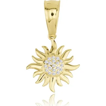 Přívěsek Leru Zlatý přívěs slunce oboustranné