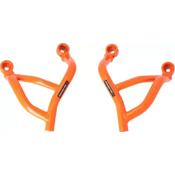 Rám pro motocykl Padací rám SW MOTECH CRASH BAR pro KTM SUPER DUKE R 1390 rok 2023-2025 barva oranžová (Crash Bar ochranná výztuha pro motorku, pravá/lesvá strana - pár)