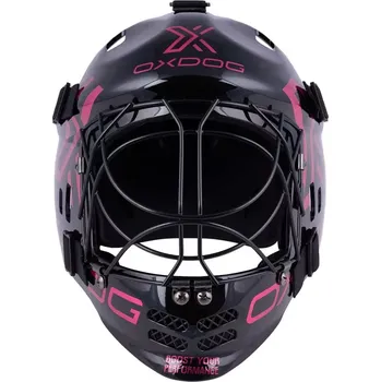 Florbal Oxdog Xguard Helmet JR Black/Bleached Red