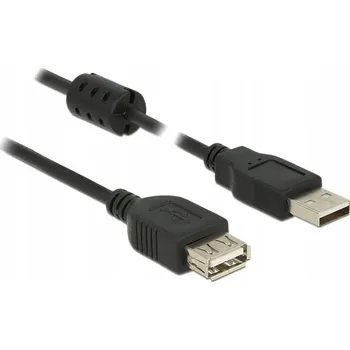Datový kabel DeLOCK 2m kabel USB 2.0 s 2x USB-A konektorem, černý