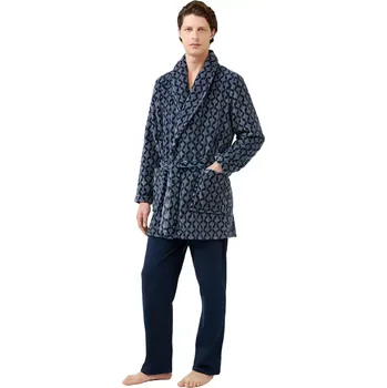 Pánský župan Pánský klasický měkký župan Vamp krátký 21695 velikost XXL