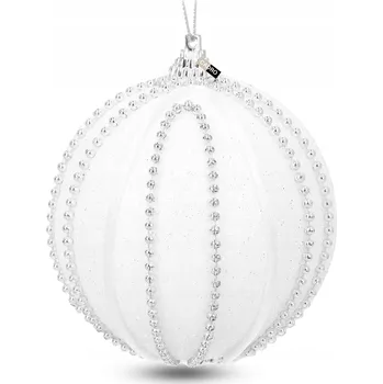 Vánoční dekorace Vánoční Koule zdobená vánoční koule 8 cm 1 ks