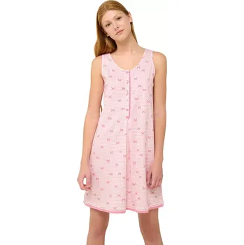 Dámská noční košile Bavlněná letní těhotenská a kojící noční košile Vamp 22264 pink sea velikost XXL