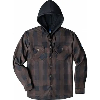 GLENVILLE termokošile hnědé káro L