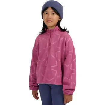 Chlapecké oblečení Dívčí fleece 4F F342 tmavě růžový 4FJWAW25TFLEF342 53A 164