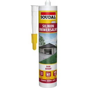 Tmel Silikonová spárovací hmota Soudal šedá 280 ml
