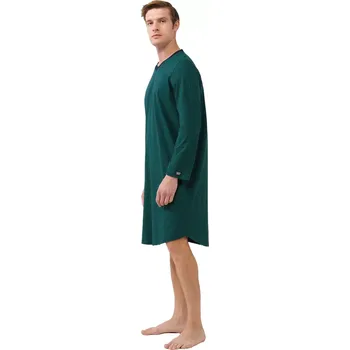 Pánská noční košile Vamp - Pánská noční košile s geometrickým potiskem 21604 velikost 5XL