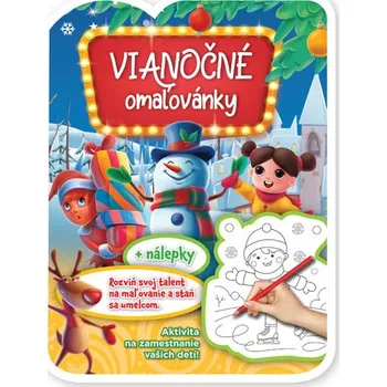 Bystrá hlava Vianočné omaľovánky