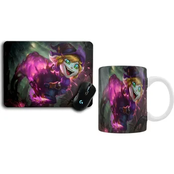 SADA HRNEK A PODLOŽKA POD MYŠ LEGUE OF LEGENDS - NÁPAD NA DÁREK - RŮZNÉ VZORY