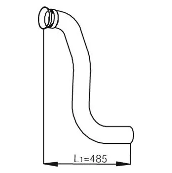 Výfuková trubka Výfuková trubka DINEX DIN53277