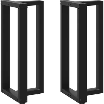 Konferenční stolek vidaXL Nohy barového stolu ve tvaru T, 2 ks, , 50 x 35 x (90-91) cm, ocel [4013078] Barva: Černá