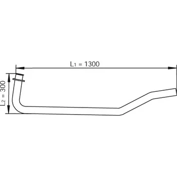 Výfuková trubka Výfuková trubka DINEX DIN47102