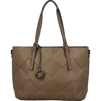 Kabelka Moderní dámská koženková kabelka na rameno Kathy, khaki