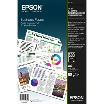 Kancelářský papír EPSON Paper A4 Inkjet Business pro inkoustové tiskárny 80 g/m2, 500 listů C13S450075