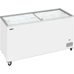 TEFCOLD Pultová mraznička – posuv. rovné prosklené víko | IC 501 SC