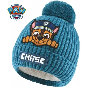 Čepice ČEPICE dětská zimní teplá CHASE Tlapková patrola s kožešinou pro chlapce