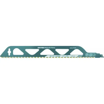 EXTOL INDUSTRIAL Plátek do pily ocasky s SK zuby na porobeton 455x50x2,5mm