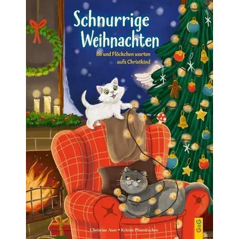 První čtění Schnurrige Weihnachten - Bo und Flöckchen warten aufs Christkind - Auer, Christine