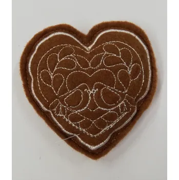 Vánoční dekorace Vánoční dekorace - perníček srdíčko č.6