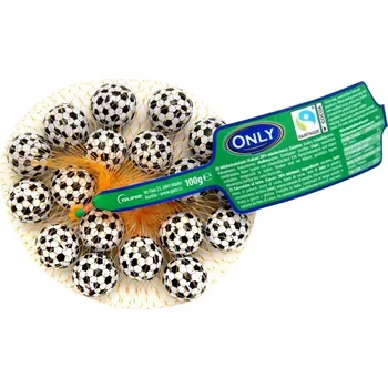 Čokoláda Only Čokoládové fotbalové míče 84g (Only Čokoládové fotbalové míče 84g)