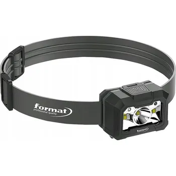 Čelovka Čelovka, akumulátorová Sensor 200/100/400lm FORMAT