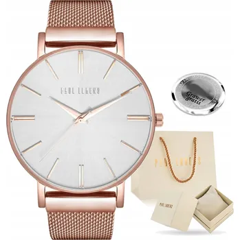 Hodinky Paul Lorens Dámské hodinky rosegold 3D3 s velkým ciferníkem