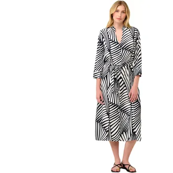 Dámské šaty Popelínové letní šaty Vamp s knoflíky 22428 black velikost XXL