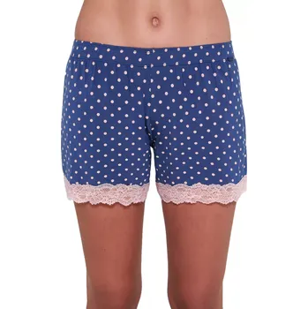 Dámská móda Dámské šortky s krajkou Vamp 20813 blue boa velikost 3XL