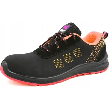 Pracovní obuv PRACOVNÍ POLOBOTKY BEZPEČNOSTNÍ SPORTOVNÍ PRODYŠNÉ LETNÍ S OCELOVOU ŠPIČKOU S1 VEL.37