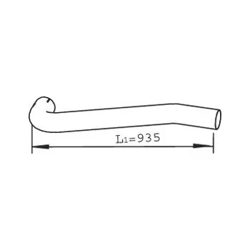 Výfuková trubka Výfuková trubka DINEX DIN22140