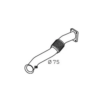 Výfuková trubka Výfuková trubka DINEX DIN28209