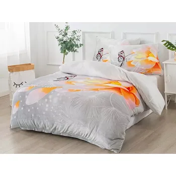 Povlečení Novinka 2025! Luxusní ložní souprava mikroplyš s 3D efektem – 70×90 / 140×200 cm - LEKNÍN Exclusive