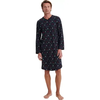Pánská noční košile Pánská noční košile Vamp s dlouhým rukávem 19632 velikost L