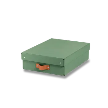 Úložný box Leitz Puro - úložný box - A4, 260 x 100 x 350 mm, zelený, 2 ks