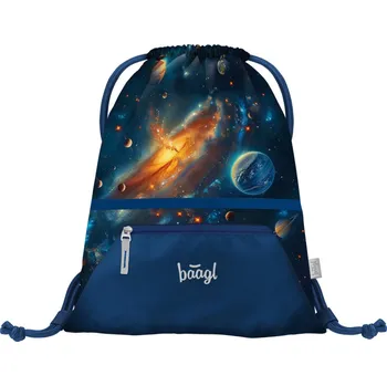 Školní sáček BAAGL Sáček s kapsou Vesmír