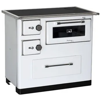 Sporák na tuhá paliva MBS SD 10 NEW LINE sporák na tuhá paliva bílý - pravý