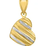 Zlatý přívěsek Corinna ze žlutého a bílého zlata