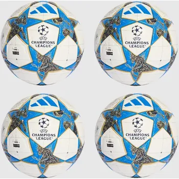Fotbalový míč 4x Fotbalový míč adidas UCL Pro Champions League 25/26 bílá/modrá (5)