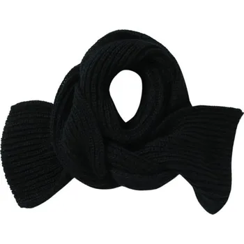 Šála Dětská pletená šála A208 černá