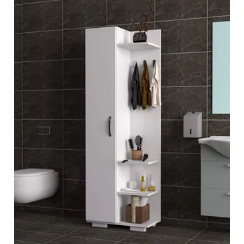 Koupelnový nábytek VerDesign ORIGAMI koupelnová skříňka s věšákem, bílá