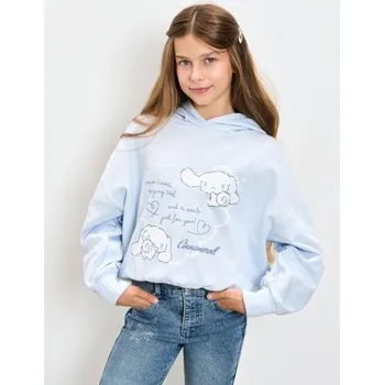 Dívčí mikina Sinsay - Mikina s potiskem Cinnamoroll - světle modrá - 085GC-50X - 085GC-50X-158