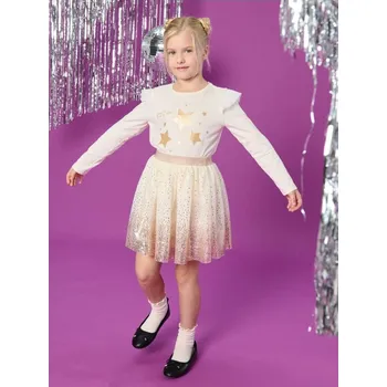 Sinsay - Tričko s dlouhými rukávy - krémová - 689DY-01X - 689DY-01X-104